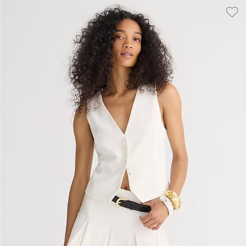 Jcrew Slim-fit tuxedo vest in city crepe